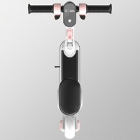 Trottinette électrique transfrontalière 6,5 pouces à deux roues avec cadre en alliage d'aluminium et roues en PU, modèle E74, nouvelle, 25 km/h, portable, pliable, avec siège pour enfants