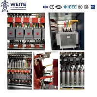 Transformador Toroidal Compacto Sumergido en Aceite, Entrada 6kV-35kV, Salida 110V-415V, Trifásico, Protección IP54, CE, Subestación de Energía