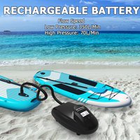 La pompe électrique portable à batterie au lithium 2024 se connecte au gonflage de la voiture pour le panneau de paddle gonflable