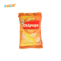 Famipet personalizado al por mayor nueva bolsa de patatas fritas diseño suave peluche mascota chirrido juguete perro de peluche chirriante