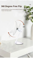 Best-seller Miroir de courtoisie LED pour maquillage à domicile avec écran tactile Miroir cosmétique LED de bureau éclairé