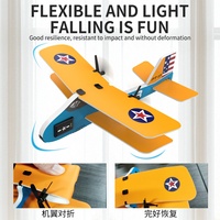 NUEVO HOSHI KFPLAN KF801 Avión RC de 4 Canales y 60m de Alcance, Mini Planeador de Ala Fija Eléctrico, Listo para Volar, con Baterías Remotas