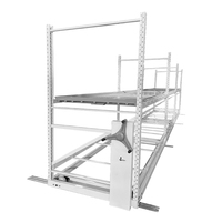 Banc roulant multi-niveaux pour serre, étagère mobile de culture hydroponique pour ferme verticale intérieure et pépinière