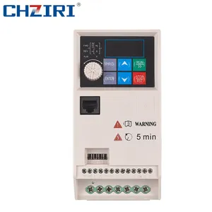 CHZIRI 0.4KW 2.4A Single phase 220V low price mini vsd manufacturers AC drive