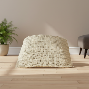 <span class=keywords><strong>Rouleau</strong></span> de tissu en toile de <span class=keywords><strong>jute</strong></span> écologique à texture rustique pour artisanat fait main et projets de décoration intérieure - Product Image 1