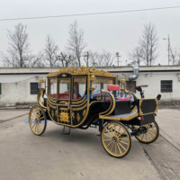 Charrette Électrique Sans Chevaux pour Mariages et Événements – Capacité 6 Personnes, 4 Roues, Multifonctionnelle, Couleur Personnalisable