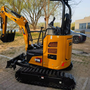 Meilleure Mini-Excavatrice SY18U 2026 de 1,8 Tonne, sur Chenilles, à Zéro Balayage de Queue, Hydraulique, Haute Efficacité pour Jardin et Travaux Intérieurs - En Promotion - Product Image 1