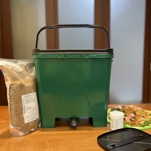 Cubo de compostaje instalable para cocina, cubo de basura para armario, superventas, caja de fertilizante de plástico de capacidad clásica, Cubo de compostaje