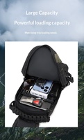 Sac de poitrine tactique multifonctionnel, bandoulière, fermeture éclair, MOLLE, sac d'assaut, doublure en nylon, imperméable, respirant pour l'extérieur