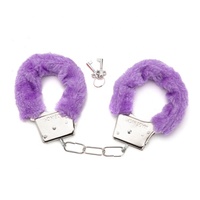 Menottes en Peluche Métal BDSM pour Jeu Adulte – Ensemble de Contrainte Bondage SM