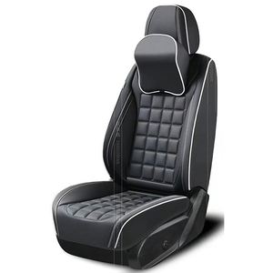 Housses de siège de voiture en cuir de luxe 5D style professionnel, ensemble complet, protection universelle pour 1 siège, toutes saisons, vente en gros usine - Product Image 5