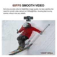 Kamera Web UHD 3840x2160P, kamera Web 4k 30fps PC USB dengan mikrofon