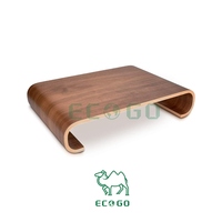 Support de moniteur en bambou naturel Riser organisateur de bureau d'ordinateur Dock de bureau affichage en bois pour PC écran de télévision ordinateur portable
