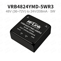 VRB4805YMD-5WR3 VRB4812YMD-5WR3 VRB4824YMD-5WR3 Module d'alimentation DC-DC isolé Hi-Link 5W, entrée 48V (36-72V), boîtier DIP