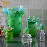 Bougie de luxe SAINT-VIEW en cristal, ensemble de parfum, pour la décoration de la maison, hôtel, mariage