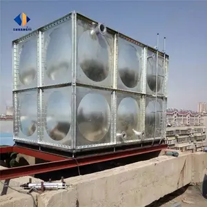 Fabrika sıcak satış paslanmaz çelik içme suyu depolama için 304 Panel montajlı su deposu