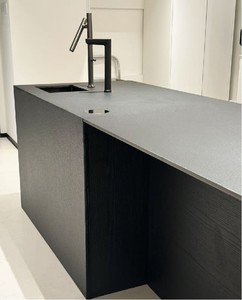 Meubles de cuisine modulaires en métal de conception italienne de luxe, meubles de rangement muraux, ensemble d'îlots de cuisine, salon, hôtel commercial moderne - Product Image 4