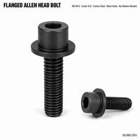 Vis à tête hexagonale à embase cylindrique ISO7380 M4/M5/M6/M8/M10/M12 en acier au carbone, oxyde noir, classe 10.9, directement de l'usine, CE RoHS ISO9001