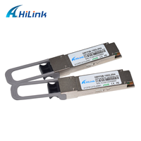 100G QSFP28 ZR4 + LWDM4 80KM Sensitivitas 1310nm <-28dBm LC SM QSFP + Transceiver GBIC