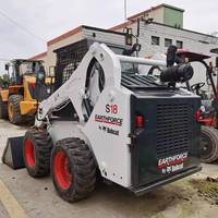 Nouveau produit Explosion utilisé Bobcat S18 Skid Steer Loader à vendre en Chine, Bobcat Small MINI Loader with Cheap Price.