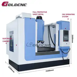China cnc machine VMC1060 heavy cutting vertical machining center 5 axis cnc milling machines