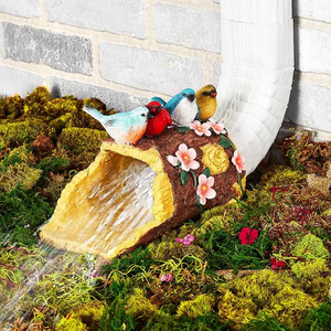 Estatua <span class=keywords><strong>de</strong></span> <span class=keywords><strong>extensión</strong></span> <span class=keywords><strong>de</strong></span> bajante <span class=keywords><strong>de</strong></span> canalón <span class=keywords><strong>de</strong></span> lluvia <span class=keywords><strong>de</strong></span> troncos <span class=keywords><strong>de</strong></span> madera <span class=keywords><strong>de</strong></span> poliresina con mariposas o pájaros <span class=keywords><strong>de</strong></span> estilo amoroso - Product Image 4