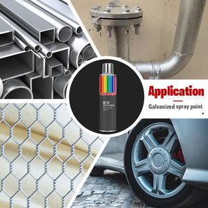 Sanvo Anti-Rost Silber Aerosol-Sprühfarbe mit Farbwechsel-Eigenschaft für Feuerverzinktes Metall Autopflege Rostentferner-<span class=keywords><strong>Spray</strong></span> - Product Image 4