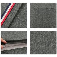 Vente en gros d'enveloppe de transport ultra mince de 11/13/15 pouces avec logo personnalisé étui de protection en feutre pour ordinateur portable sac