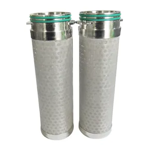 Huahang suministro personalizado industria plisado filtro 60x200 SS 304 autolimpieza cartucho de filtro de agua de acero inoxidable