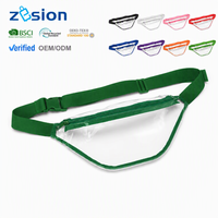 Sac banane en PVC personnalisé avec logo pour cadeaux d'entreprise, sacoche promotionnelle écologique, sac de ceinture pour festival, vente en gros pour salons professionnels, OEM