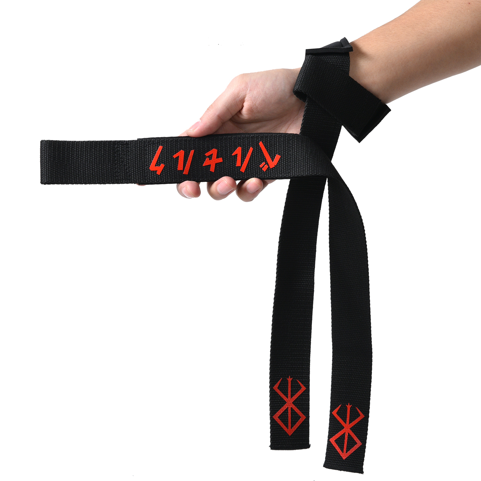 Red logo black