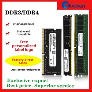 โมดูลหน่วยความจำ Glorexon Desktop DDR3 DDR4 Non-ECC RAM ความเร็วสูง 1333-3200MHz เพิ่มประสิทธิภาพของระบบ - Product Image 2
