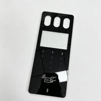 Verre trempé personnalisé pour impression sérigraphique 0,25-6 mm, cadre noir, verre de protection pour écran électronique