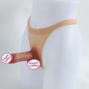 Lesben Sex Unterwäsche mit <span class=keywords><strong>Dildo</strong></span> in Frauen Masturbation Wearable Realistic Strap on <span class=keywords><strong>Dildo</strong></span> Höschen Künstlicher Penis für Frauen - Product Image 3