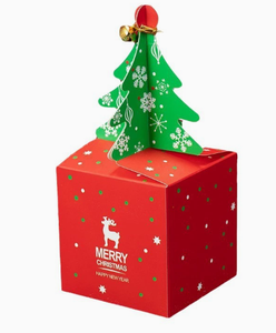 Cajas de Regalo de Papel Kraft Navideñas con Diseños de Dibujos Animados, Autoarmables, Reciclables, para Regalos y Decoración Navideña - Product Image 6