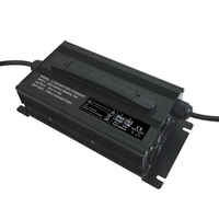 Chargeur de batterie personnalisé C1200 12V40A 24V30A pour machine à laver les sols avec affichage OLED MCU