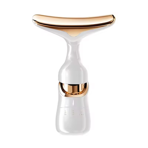 مدلك الوجه باليد مع 3 رؤوس قابلة للتبديل ، وتستخدم لتعزيز الجلد ومقاومة التجاعيد على الوجه والرقبة - Product Image 6