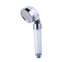 Douche à main monofonction haute pression PP tête en coton eau en plastique filtrée pour bain d'hôtel pommeau de douche à main pressurisé