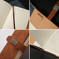 Carnet de notes A5 en cuir PU personnalisé avec logo, agenda, organiseur, couverture rigide imprimée, stylo, papier, cadeau