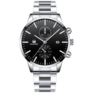 2025 New arrivals Aliexpress thời trang PU da dây đeo thạch anh Đồng hồ cho nam giới kinh doanh hoạt động Tracker ai trợ lý giọng nói - Product Image 4