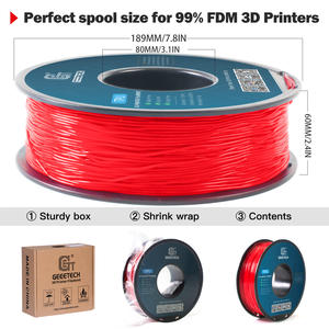 <span class=keywords><strong>Geeetech</strong></span> Filament 3D 1.75mm <span class=keywords><strong>TPU</strong></span> Matériaux d'impression 3D 95A <span class=keywords><strong>TPU</strong></span> Filament flexible MSDS TUP Filaments - Product Image 6