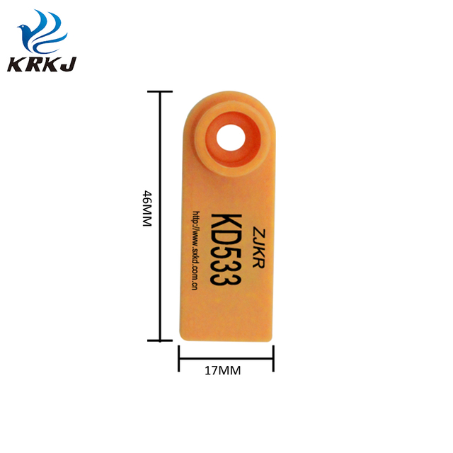 KD533 Long Reading Distance Rfid Uhf Animal Electronic Ear Tag for Livestock Management