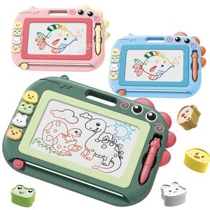 Vendita calda dinosauro Design educativo tavolo da disegno magnetico giocattolo con 3 colori - Product Image 3