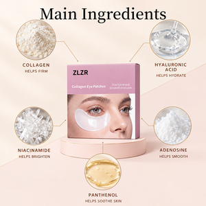 Lot de 60 masques pour les yeux véganes hydratants anti-âge au collagène et au rétinol pour les cernes et les rides - Product Image 3