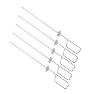 Brochettes de barbecue réutilisables <span class=keywords><strong>en</strong></span> acier inoxydable, bâtonnets <span class=keywords><strong>en</strong></span> <span class=keywords><strong>fer</strong></span> pour kebab, outils de cuisine <span class=keywords><strong>en</strong></span> métal pour le camping <span class=keywords><strong>en</strong></span> plein air et les <span class=keywords><strong>pique</strong></span>-niques - Product Image 3