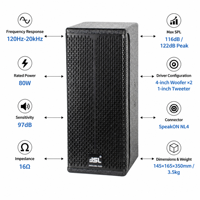 Enceinte colonne professionnelle JSL pour sonorisation de spectacles en direct