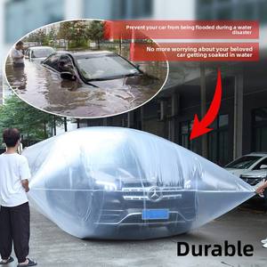 Araba takviyeli PE 0.18mm kalın su geçirmez nem geçirmez sel geçirmez toz geçirmez tam sızdırmaz koruyucu kapak/IR koruma - Product Image 5