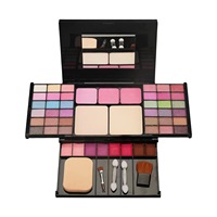 Coffret Cadeau Maquillage 49 Teintes Palette Fards à Paupières Nacrés Effet Nude Rouge à Lèvres Waterproof & Poudre de Blush Combo OEM Marque Privée