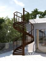 Échelle Spirale Rotative d'Extérieur Yusituo, Modèle WT-34XZ Épaissi Haut de Gamme Personnalisé pour Évacuation en Cas d'Incendie
