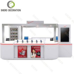 Quiosco de reparación de teléfonos móviles de vidrio <span class=keywords><strong>Comprar</strong></span> escaparate de teléfono Gabinete de almacenamiento de teléfono móvil Accesorios para teléfonos móviles Quiosco de reparación - Product Image 5